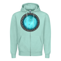 Seafoam gemstone Zipper Hoodie - JahusDesignShop