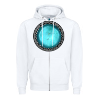 White gemstone Zipper Hoodie - JahusDesignShop