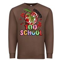 Chestnut crushed 100 days of school Premium Sweatshirt - MaliasSmallBusiness