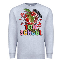 Heather Grey crushed 100 days of school Premium Sweatshirt - MaliasSmallBusiness