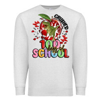 Oatmeal Heather crushed 100 days of school Premium Sweatshirt - MaliasSmallBusiness
