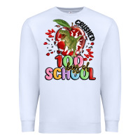 White crushed 100 days of school Premium Sweatshirt - MaliasSmallBusiness