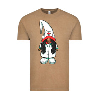 Vintage Coffee african american nurse gnome Vintage Tee - BarkalooDesign