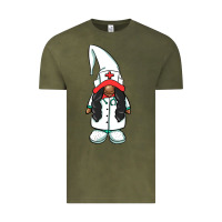 Vintage Olive african american nurse gnome Vintage Tee - BarkalooDesign
