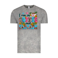 Cloud Rock i run on coffee and sarcasm Vintage Tee - Zillion Design Studio