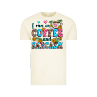Vintage Arctic i run on coffee and sarcasm Vintage Tee - Zillion Design Studio