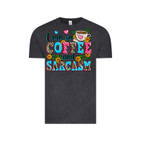 Vintage Black i run on coffee and sarcasm Vintage Tee - Zillion Design Studio