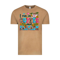 Vintage Camel i run on coffee and sarcasm Vintage Tee - Zillion Design Studio