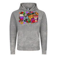 Cloud Rock day of the dead coffee cups Vintage Hoodie - Zillion Design Studio