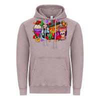 Vintage Zinc day of the dead coffee cups Vintage Hoodie - Zillion Design Studio