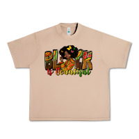 Burro Black is beautiful juneteenth Urban Heavy Tee - Zillion Design Studio