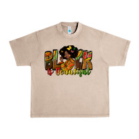 French Oak Black is beautiful juneteenth Urban Heavy Tee - Zillion Design Studio