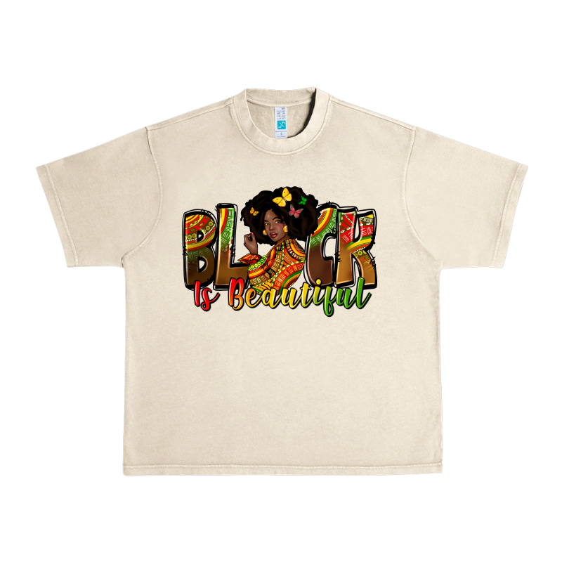 Black Is Beautiful Juneteenth Urban Heavy Tee by Zillion Design Studio | Teevron