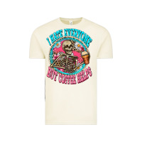 Vintage Arctic i hate everyone but coffee helps Vintage Tee - Zillion Design Studio
