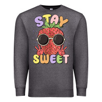 Charcoal Heather stay sweet Premium Sweatshirt - MaliasSmallBusiness
