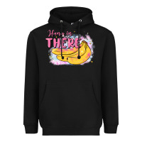 Black hang in there Heavyweight Hoodie - MaliasSmallBusiness