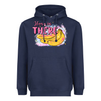 Navy hang in there Heavyweight Hoodie - MaliasSmallBusiness