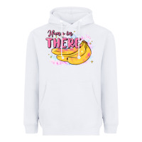 White hang in there Heavyweight Hoodie - MaliasSmallBusiness
