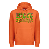 Carrot St. Patricks day lucky vibes Premium Hoodie - BundleAndBundleShop