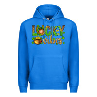 True Royal St. Patricks day lucky vibes Premium Hoodie - BundleAndBundleShop