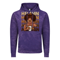 Cloud Purple melanin kid Vintage Hoodie - texasbilliewilder