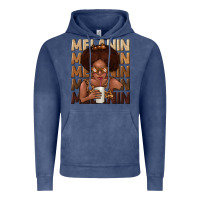 Vintage Denim melanin kid Vintage Hoodie - texasbilliewilder