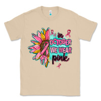 Mushroom sunflower in october we wear pink Classic Tee - AdoDesignShop