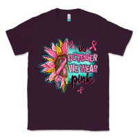 Plum sunflower in october we wear pink Classic Tee - AdoDesignShop