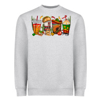 Heather Grey spanish teacher coffee cups Heavyweight Sweatshirt - texasbilliewilder