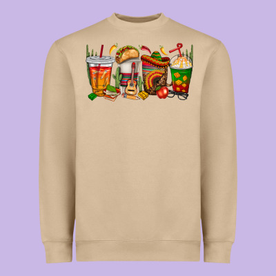 Spanish Teacher Coffee Cups Heavyweight Sweatshirt Designed By Texasbilliewilder