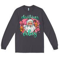 Smoke christmas vibes santa Long Sleeve Tee - AdoDesignShop