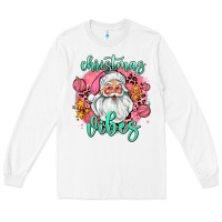 White christmas vibes santa Long Sleeve Tee - AdoDesignShop