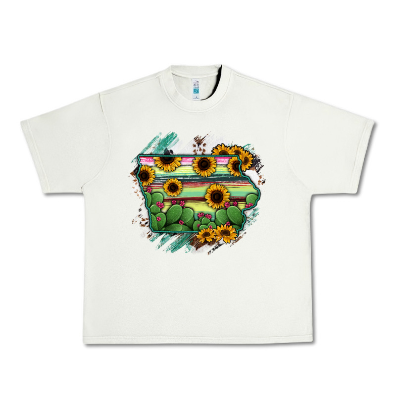 Iowa State Map Urban Heavy Tee by RanaPortraitStore | Teevron