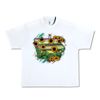 White Iowa State Map Urban Heavy Tee - RanaPortraitStore
