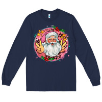 Merry Christmas Peace Santa Long Sleeve Tee | Teevron