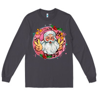 Smoke merry christmas peace santa Long Sleeve Tee - AdoDesignShop
