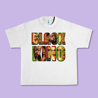 Black King Juneteenth Urban Heavy Tee Designed By Zillion Design Studio