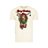 Vintage Arctic merry christmas longhorn cow Vintage Tee - RanaPortraitStore
