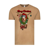 Vintage Camel merry christmas longhorn cow Vintage Tee - RanaPortraitStore
