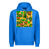 True Royal St. Patricks gnomies seamless pattern Premium Hoodie - BundleAndBundleShop