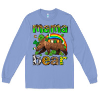 Colony Blue st patricks mama  bear Long Sleeve Tee - AdoDesignShop