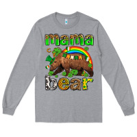 Heather Grey st patricks mama  bear Long Sleeve Tee - AdoDesignShop
