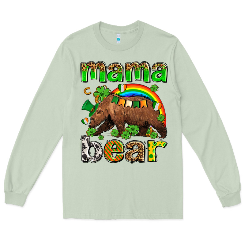 St Patricks Mama  Bear Long Sleeve Tee by AdoDesignShop | Teevron
