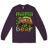 Plum st patricks mama  bear Long Sleeve Tee - AdoDesignShop