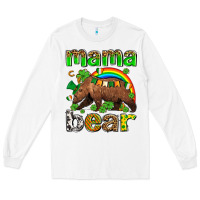 White st patricks mama  bear Long Sleeve Tee - AdoDesignShop