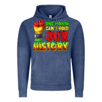 Vintage Denim one month cant hold our history juneteenth Vintage Hoodie - texasbilliewilder
