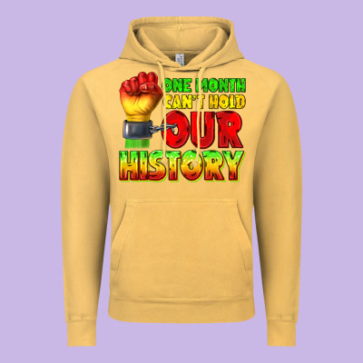 Vintage Hoodie one month cant hold our history juneteenth