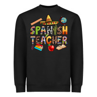 Black spanish teacher Heavyweight Sweatshirt - texasbilliewilder