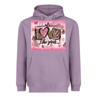 Lavender love like jesus Heavyweight Hoodie - MaliasSmallBusiness