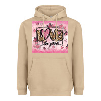 Mushroom love like jesus Heavyweight Hoodie - MaliasSmallBusiness